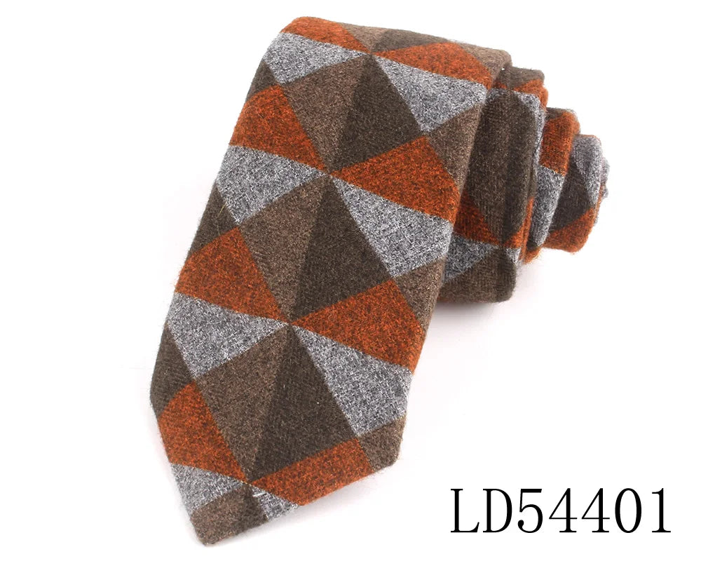 New Cotton Ties Casual Skinny Necktie For Party Boys Girls Plaid Neck Tie Wedding Necktie For Groom Neck Wear For Men Gravata