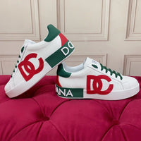 New High-end Italian-style Men's Lace-up Sports Casual Shoes, Fashionable and Versatile Women's Luxury Casual Shoes
