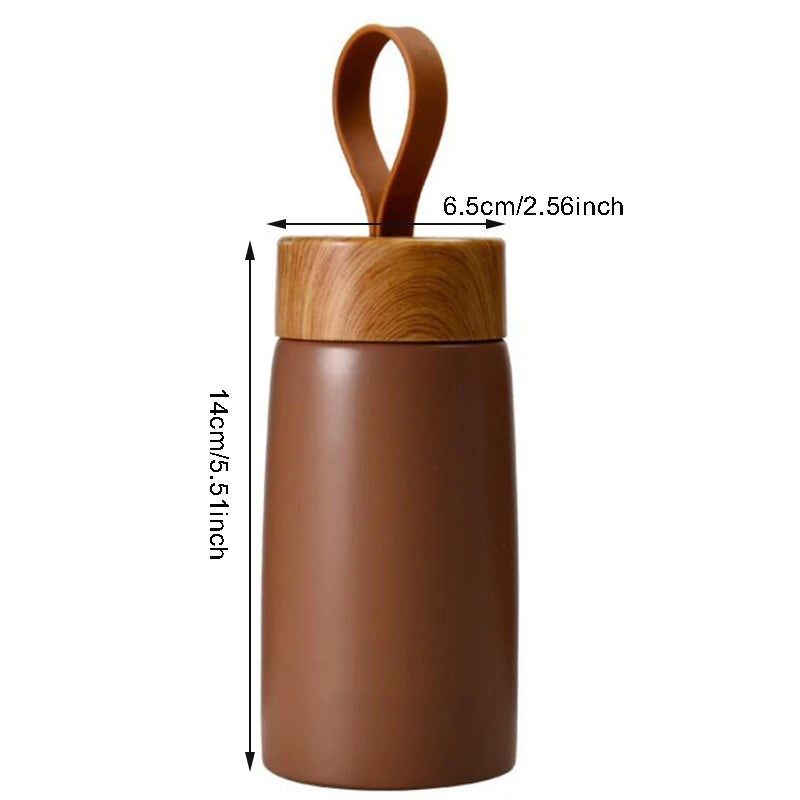 Insulated Coffee Mug 304 Stainless Steel Tumbler Water Thermos Vacuum Flask Mini Water Bottle Portable Travel Mug Thermal Cup