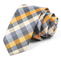Luxury Skinny 6CM Mens Necktie Ties For Man Striped Plaid Floral Solid Jacquard Ascot Business Party Neck Tie Accssories