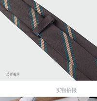 Men's Fashion Silk Tie 8cm Striped Novelty Necktie Blue Green Orange Color Ties For Men Floral Party Ties Wedding Business Gift