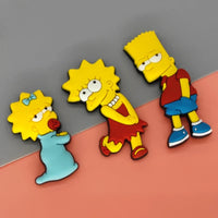 5pcs Anime The Simpsons Fridge Magnets Homer Bart PVC Refrigerator Magnet Kids Stationery Box Magnetic Sticker DIY Decor Gift