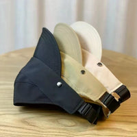 Summer Wide Brim Sunhat Women Sun Hats Foldable Adjustable Outdoor Beach Bucket Hat UV Protection Visors Fisherman Ponytail Caps