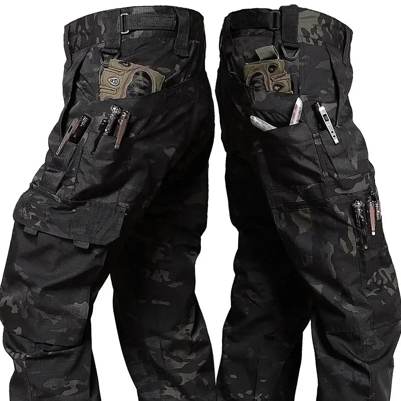 Outdoor Camo Suits Tactical Shirts Training Set Multi-pocket Work Wear Pants Men Clothing Hunting Clothes Wear-resisting