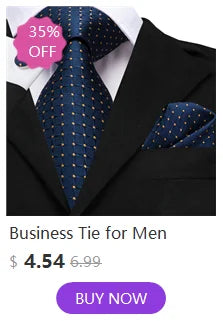 Hi-Tie Blue Business Solid 100% Silk Men's Tie NeckTie 8.5cm Ties for Men Formal Luxury Wedding High Quality Gravata