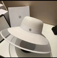 Women's UPF 50+ Foldable Straw Sun Hat - Wide Brim UV Protection Beach Bucket Panama Hat, Lightweight & Mesh Design