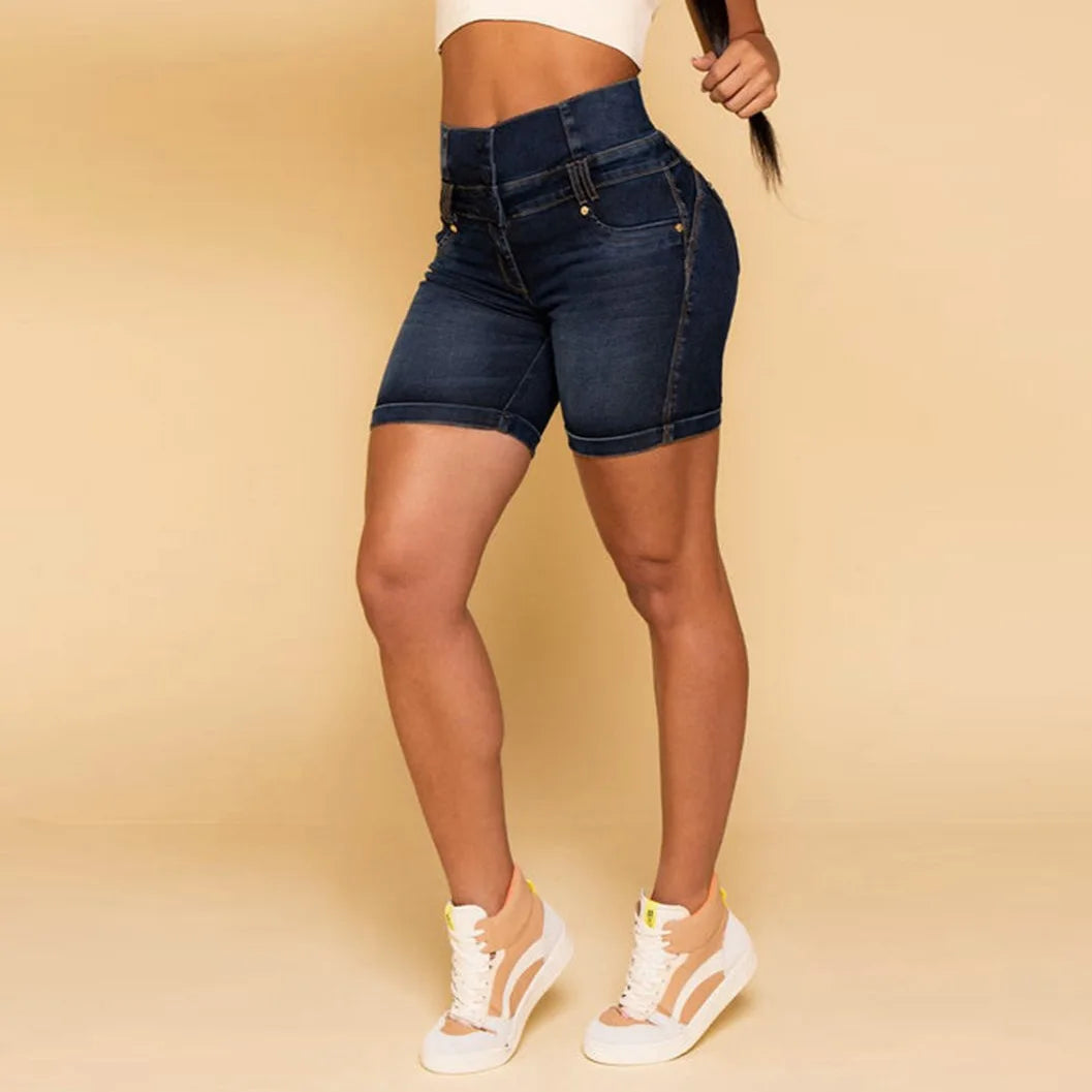 Women Bodycon Denim Shorts Ladies carry buttock Shorts Three Minutes of Pants Jeans Skinny Y2K Short Pants Feminina