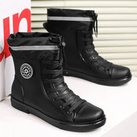 Botas 2024 Outdoor Man Boots Fashion Mens Rain Boots Four Seasons New Non-slip Comfortable Wear-resistant Men's Waterproof Shoes