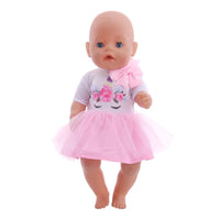 Doll Clothes Unicorn Suits Fit 18 Inch American Of Girl`s &Baby Born Doll 43cm Born Babies Doll Clothes，Toys For Girls