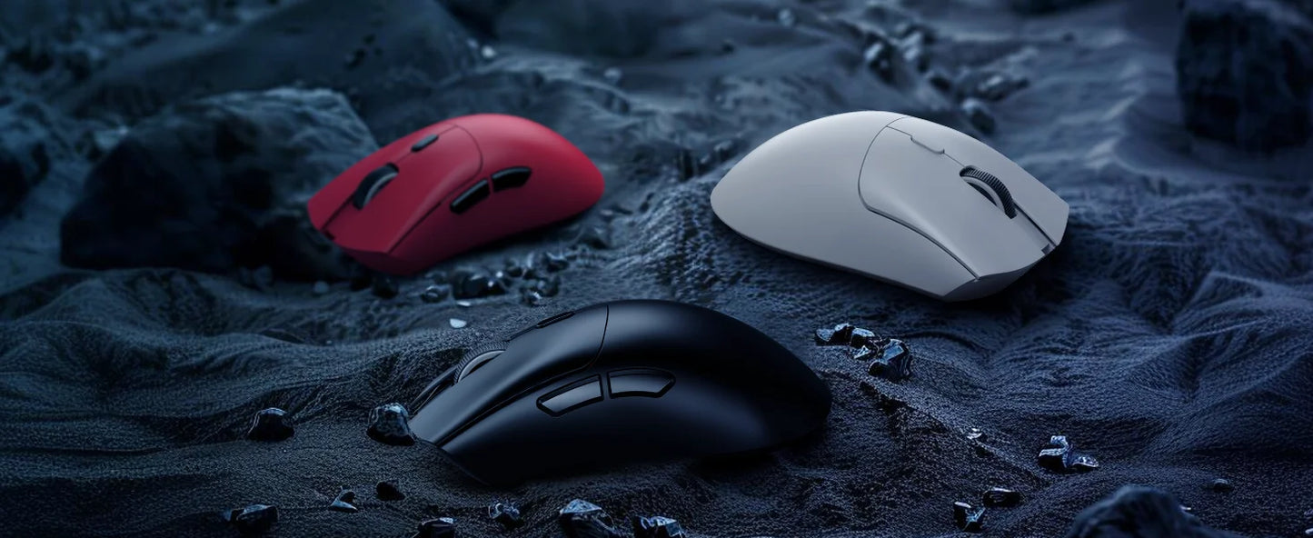 MAMBASNAKE x ATTACK SHARK R1 59g SUPERLIGHT Mouse, PixArt PAW3311 Gaming Sensor, BT/2.4G Wireless/Wired Gaming Mouse