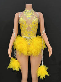 Bar ds Korean women's club nightclub pink diamond conjoinedgogo sexy hot dance interactive Kpop costume set X007