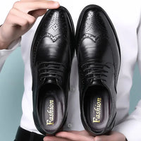 Oxford Shoes Genuine Calfskin Leather  Dress Shoes Classic Business Formal Shoes Man Handcrafted Mens