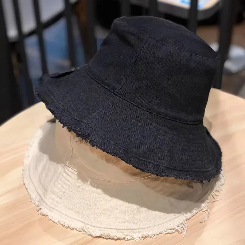 Fashion Foldable Burrs Bucket Hatsfor Women Men Beach Sun Visor UV Protection UPF 50+ Sun Hat Summer Large Wide Brim Panama Bob