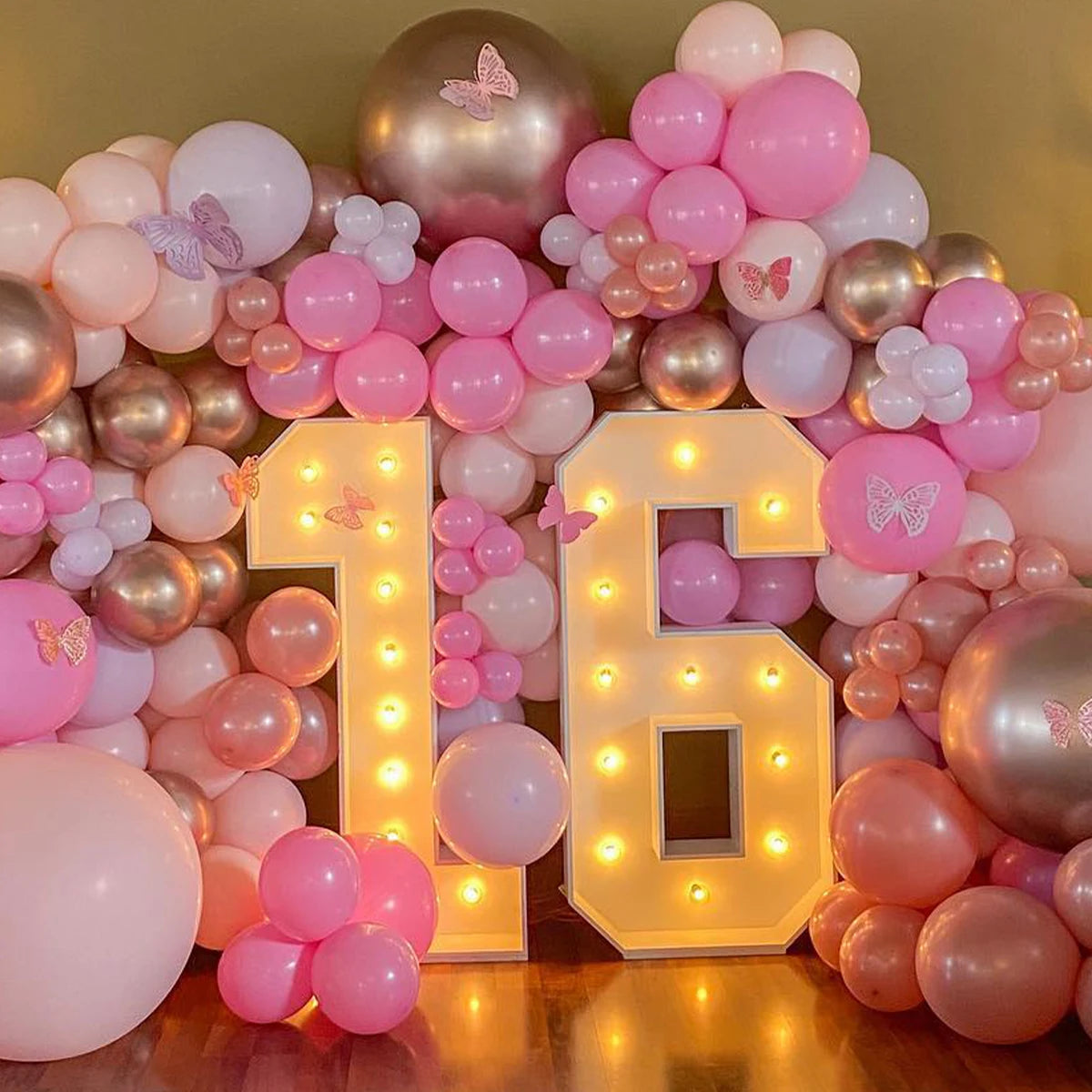 Giant Number Balloon Filling Box Birthday Balloon Frame Birthday Party Decorations Kids Wedding Anniversary Decor Baby Shower