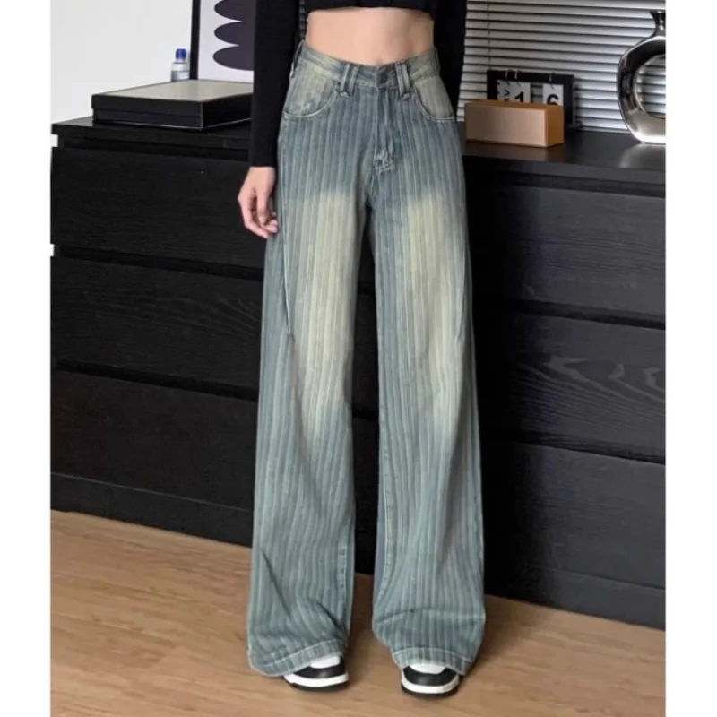 Jean Jeans Wide Women's Pants Jorts Cargo Pants Woman Low Rise Jeans Shoujo Girl Style Women's Spring Clothes Coquette Baggy Y2k