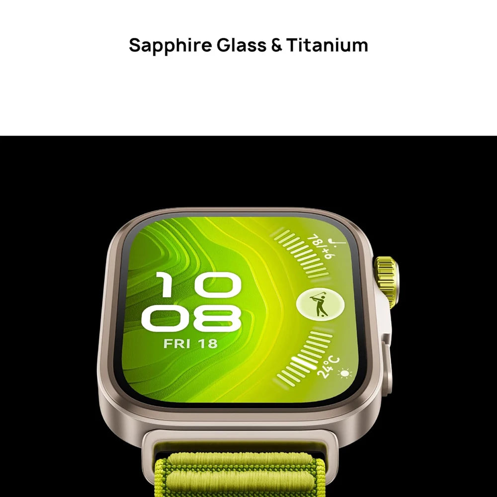 HUAWEI Watch Fit 4 Pro Smartwatch,1.82 inch AMOLED Display,Sapphire Glass,ECG,Heatrate Tracking,compatible with iOS and Android