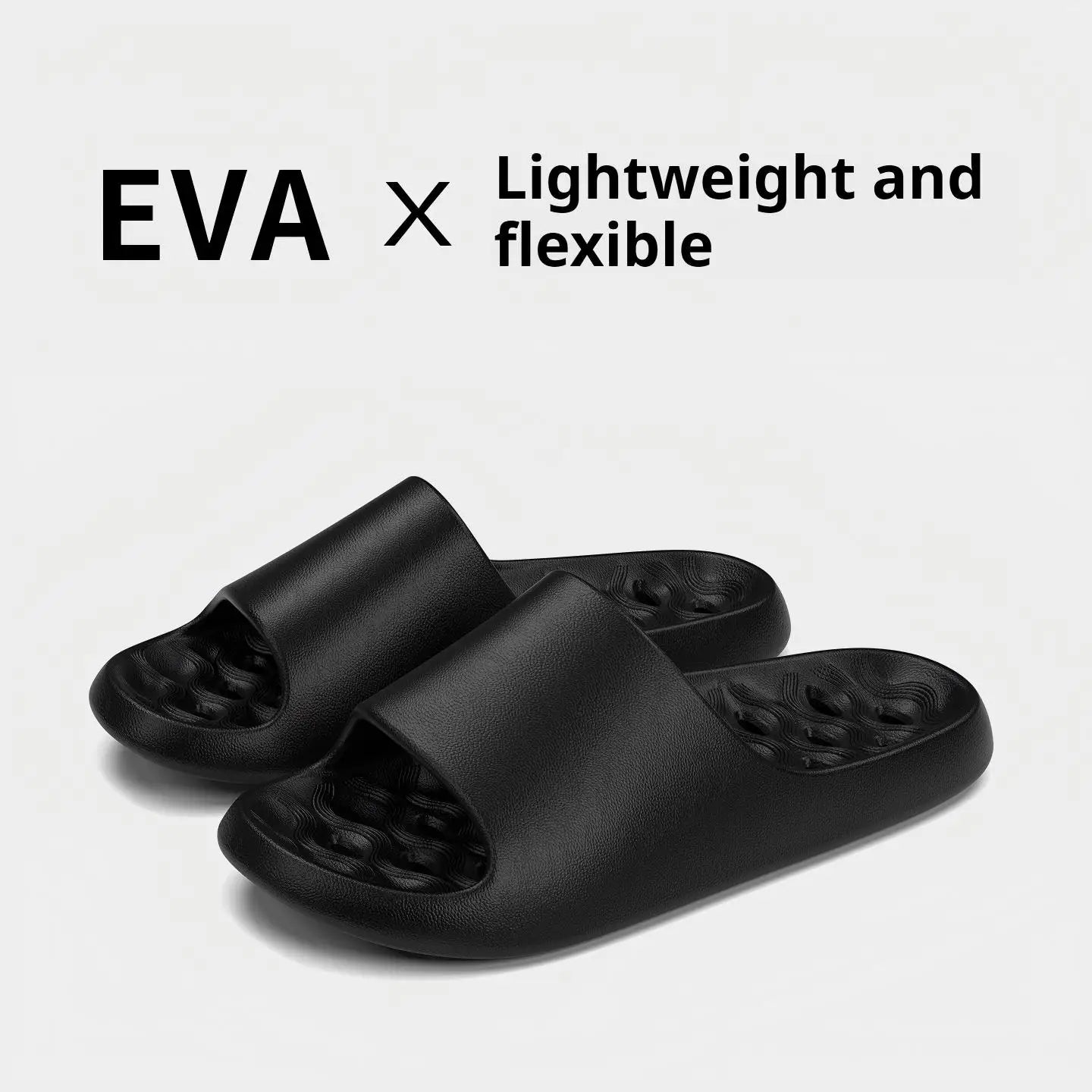 Ladies EVA Home Slippers Lightweight Comfortable Men's Sandals Bathroom Beach Slippers Slip-On Shoes for Relaxing Outdoor