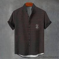 Men's linen short sleeved shirt, a simple, clean, casual, comfortable, and fashionable button top, new collection for summer 202