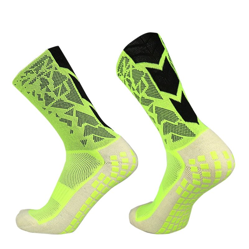 New 2022 Men Women Camouflage Arrow Soccer Socks Breathable Sports Silicone Anti Slip Grip Football Socks