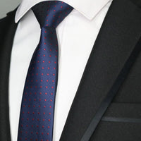 New Slim Narrow Skinny 6CM Mens Necktie Neck Ties For Man Plaids Polka Dot Stripes Jacquard Cravat Business Party Corbatas