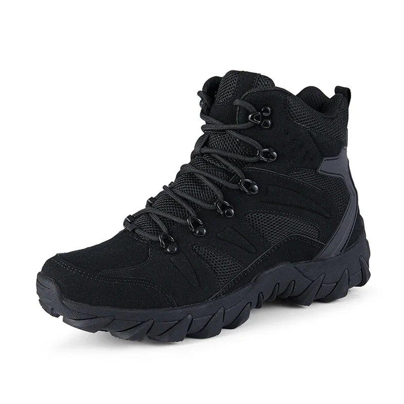 Men High Top Boots Outdoor Hiking Boots Desert Boots Outdoor Work Safty Shoes Boots Ankle Shoes Men's Sneakers