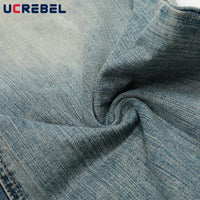 Ripped ARC 3D JEANS Mens Retro High Street Washed Distressed Loose Wide Leg Denim Pants Men