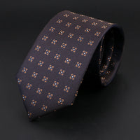 New Style Fashion Jacquard Paisley Striped Necktie For Men 7cm Dark Blue Black Formal Business Party Skinny Slim Cravat Tie Gift