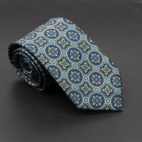 Super Soft Bohemian Silk Ties Men's Fashion 7.5cm Necktie For Men Wedding Business Meeting Gravata Colorful Novelty Printing Tie