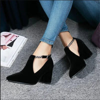 Women Pumps High Heels Ladies Shoes Elegant Pointed Toe Wedding Female Shoes 2023 Spring Fashion Size 33-43 Blue Black