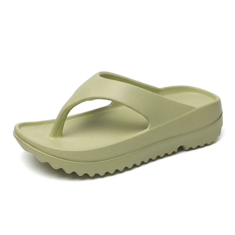 Asgard Summer Fashion Flip Flops For Women 2025 New Thick Soles Beach Sandals Comfort Soft Outdoor EVA Slippers Lafy Home Slides