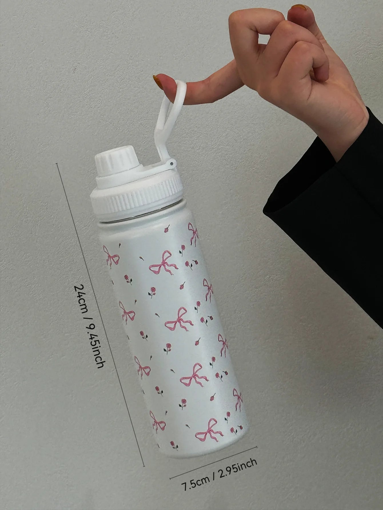 600ml Stainless Steel Insulated Cup, Heat Resistant Drop Proof Design, Perfect Gift for Valentine's Day Christmas Birthday