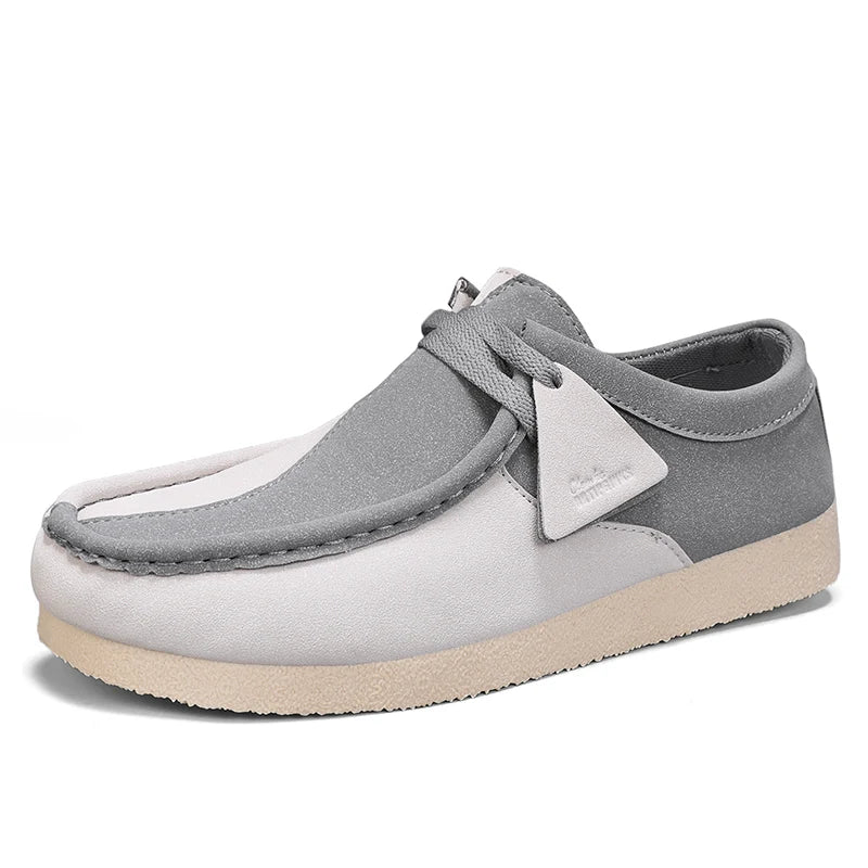 New Arrival Vintage Casual Shoes for Men Luxury Slip On Suede Sneakers Men Comfortable Walking Mens Boat Shoes chaussures homme