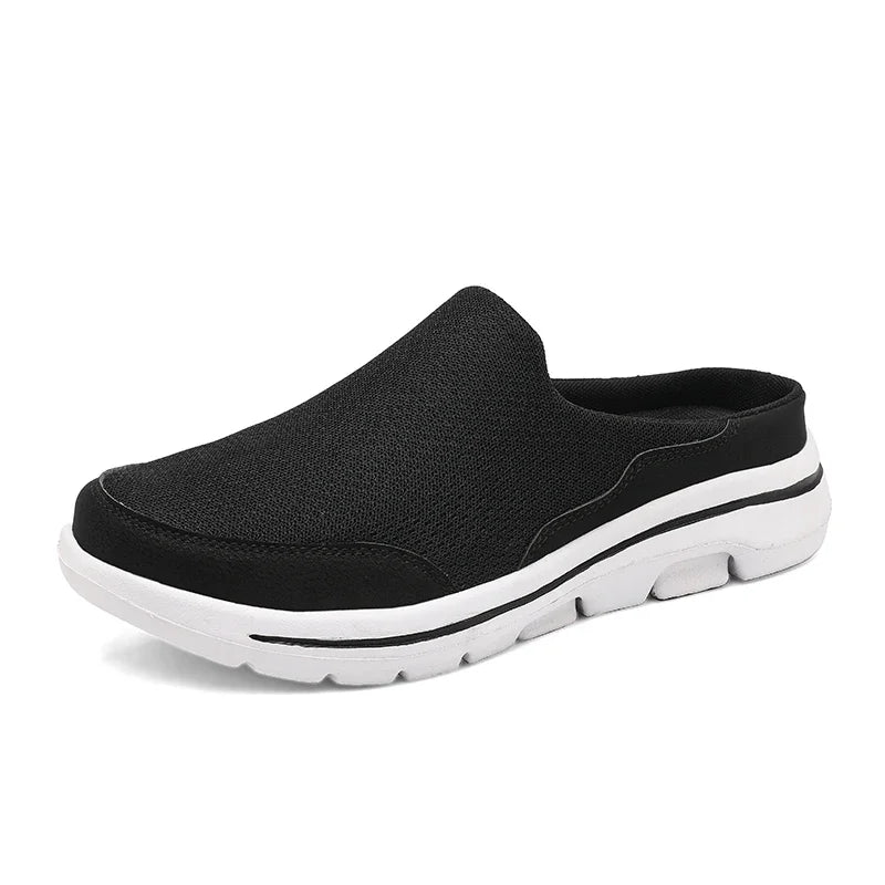 Ngouxm Men Slippers Summer Breathable Home Indoor Slippers Men Thick Bottom Slides Fashion Couple Walking Shoes Chanclas Hombre