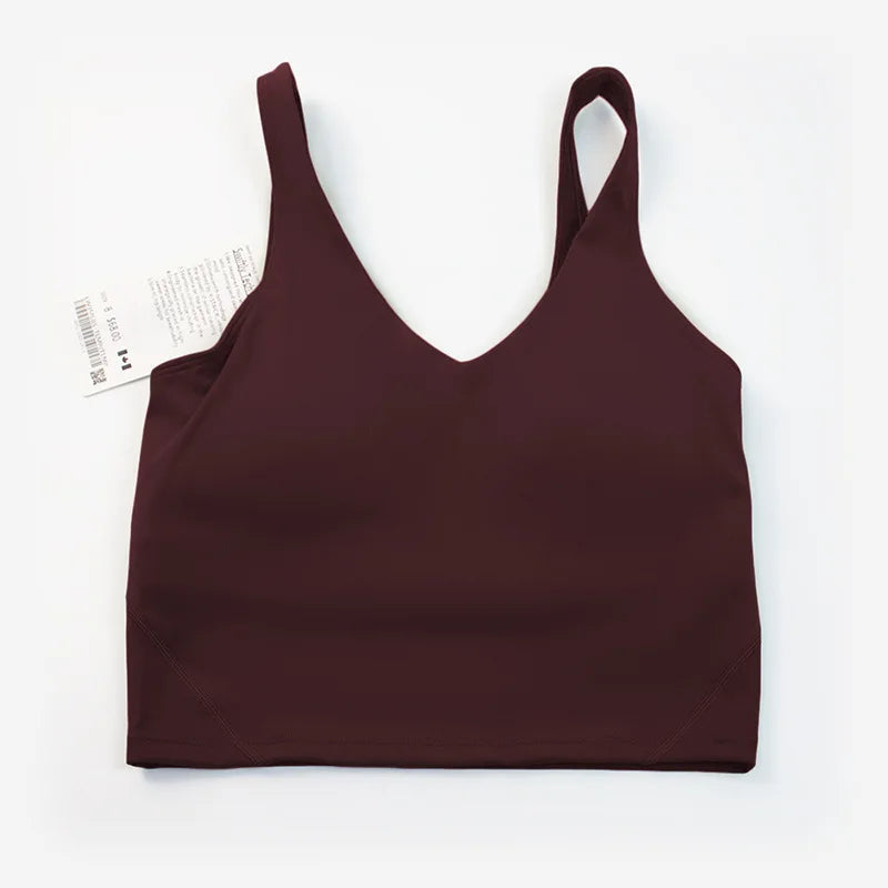 Sports yoga bra, U-shaped back, high-quality sports, fitness running, breathable quick drying women's bra