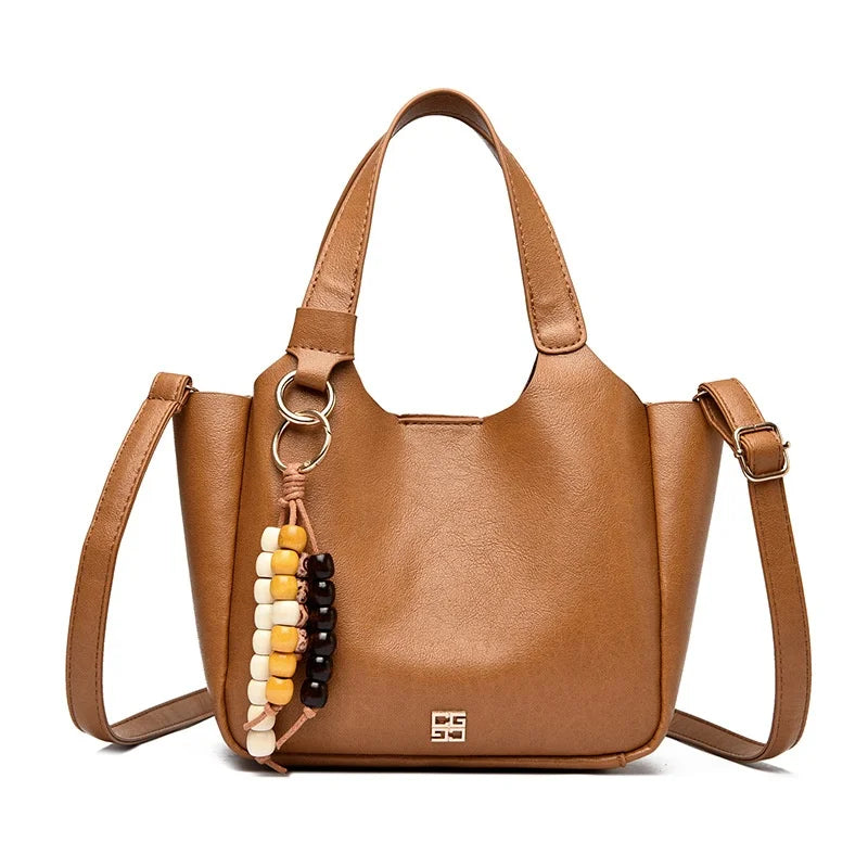 Ladies' light luxury handbag 2026 new high-end designer fashion retro handbag shoulder bag large capacity crossbody bag tote bag