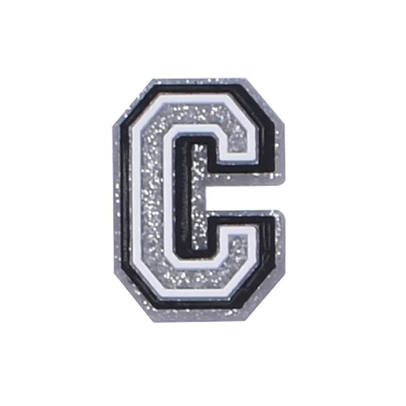 Hot Sale 1Pcs Letter Shoe Charms Decorations for Crocs Accessories Alphabet Pins Women Xmas Party Favors Gifts
