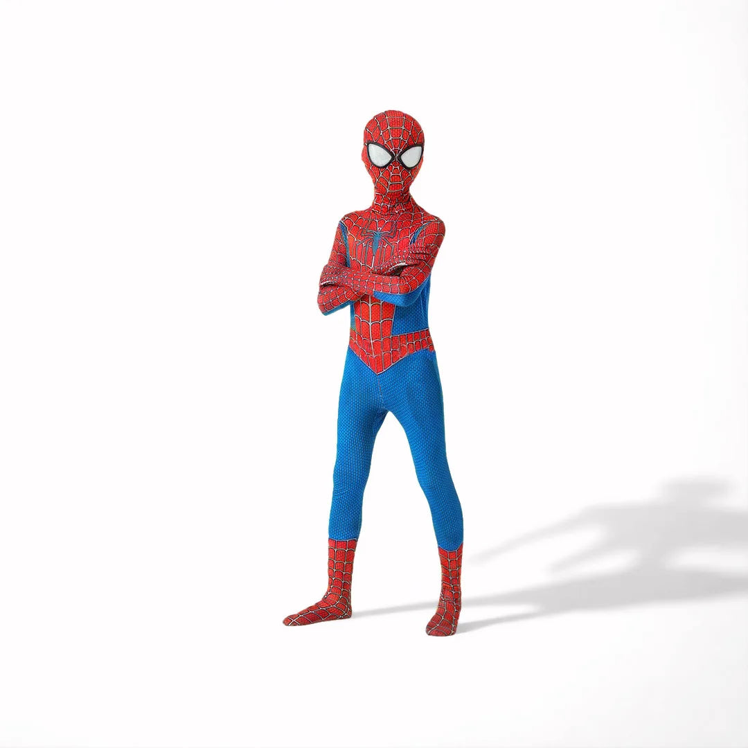 Costume Spandex Jumpsuit Halloween Cosplay Costumes Bodysuit Kids Head Cover Separation Party Set