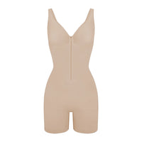 Tummy Control Zipper Bodysuit Faja Colombia High Compression Buttock Enhancer Hourglass Waist Post Surgery Recovery Shapewear