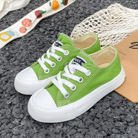 5058Fashionable Spring and Autumn Breathable Children's Canvas Shoes Soft Sole Boys and Girls' Shoes Versatile Children's Cloth