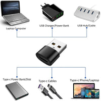 USB 3.0 Type-C OTG Date Adapter Usb C Male To Type C Otg Charger Converter TYPEC female to USB male 2.0 mobile phone Charging