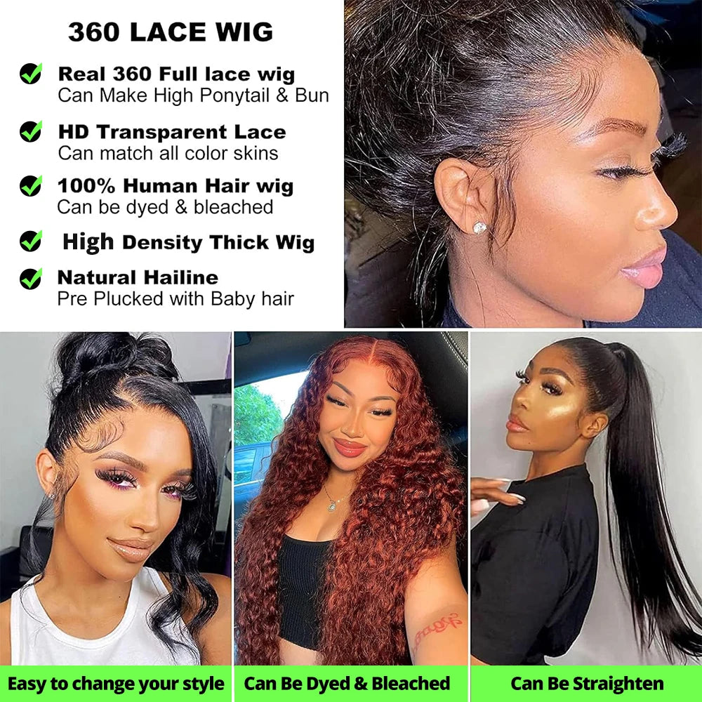 Wig Lace Frontal human hair Wig curl Brazilian human hair Wig human hair balance Full Lace Wig Lace Frontal human hair Wig delivery 3 days France