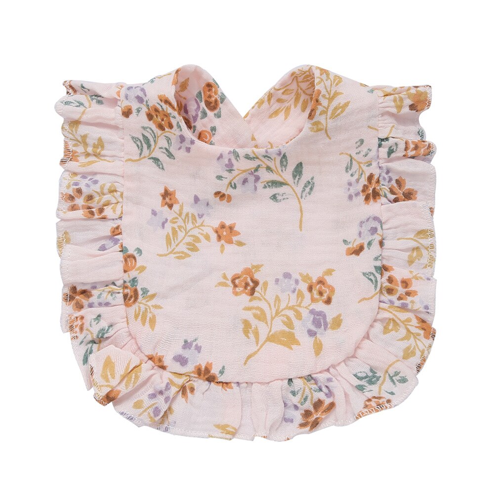 Cotton Gause Baby Bibs Solid Color Infant Bib Newborn Burp Cloths Bandana Scarf for Kids Newborn Boy Girls Feeding Saliva Towel