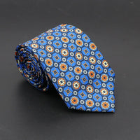 Super Soft Bohemian Silk Ties Men's Fashion 7.5cm Necktie For Men Wedding Business Meeting Gravata Colorful Novelty Printing Tie