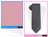 Tailor Smith 100% Silk Ties For Men Handmade Necktie With Animal Pattern Tie Father's Day Birthday Gift Tie