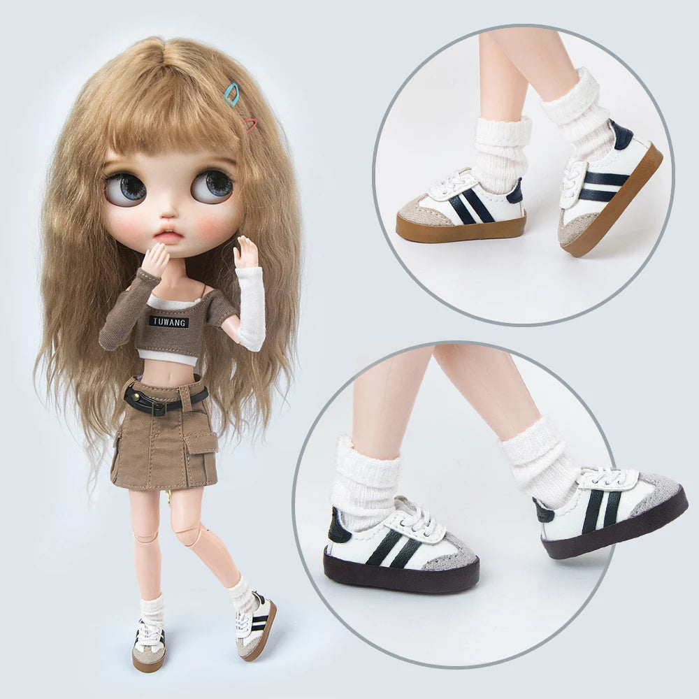 Blyth Shoes Sports board Shoes training sneakers Fashion Casual Shoes  for Ymy Licca Azones Ob22 24 27 Doll Accessories