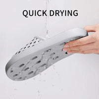 CRACOMIN Summer New Shower Shoes For Women Quick Dry Pool Sandals With Drain Holes Bathroom Slides Lightweight EVA Home Slippers