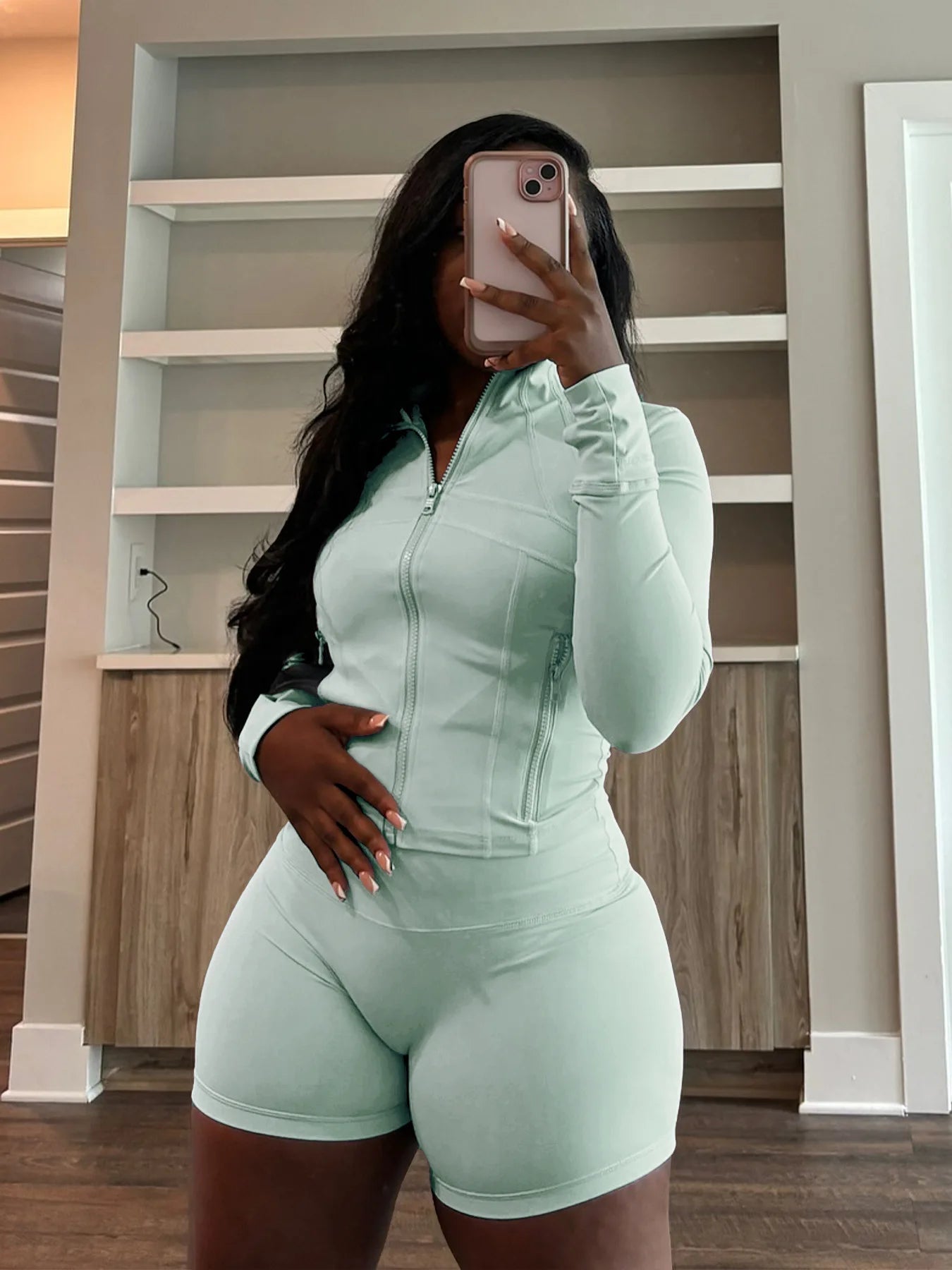 Sporty Shorts Outfit Set Sexy Women Skinny Two Pieces Club Matching Set Casual Tracksuit