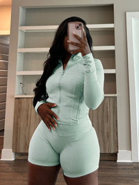 Sporty Shorts Outfit Set Sexy Women Skinny Two Pieces Club Matching Set Casual Tracksuit