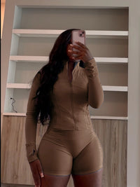 Sporty Shorts Outfit Set Sexy Women Skinny Two Pieces Club Matching Set Casual Tracksuit