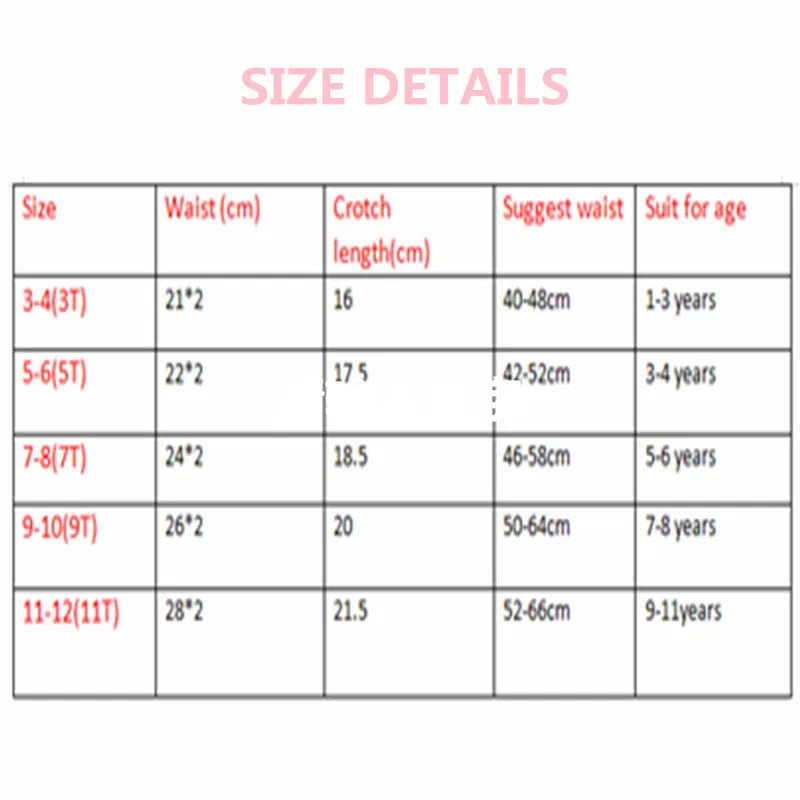 6PCS/Lot Kids Underwear Baby Girls Panties Cotton Floral Print Toddlers Shorts Briefs Cute Kid Panties Children's Underpants